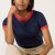 Navy/Red