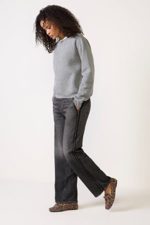 Miramar Terry Wide Leg Track Pant