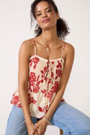 Riley Pintuck Top