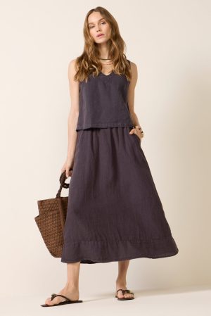 Calla Linen Skirt