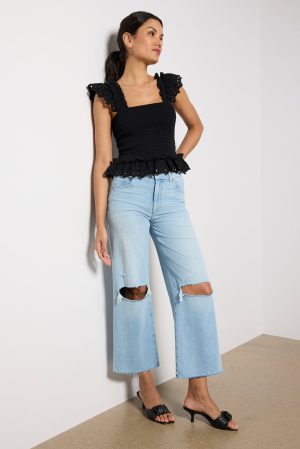 Sasha Ankle w Raw Hem