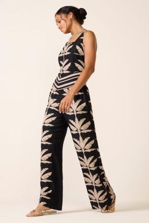 Dani Wide Leg Linen Pant