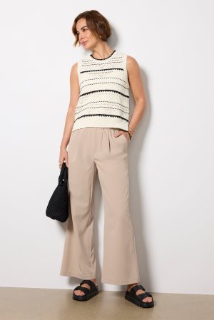 Kayson Wide Leg Trouser 29.5`