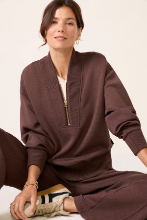 Sally Half Zip Sweat