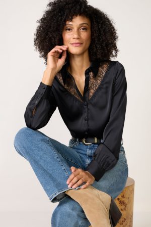 Bella Lace Trim Shirt